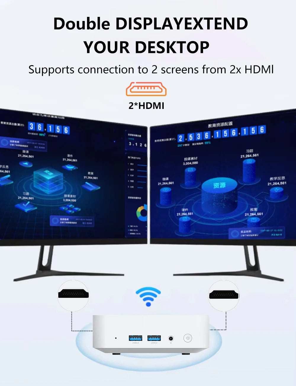 2025 Mini PC  Intel Core i7 8500Y Windows 10 12GB DDR3 1TB 2TB SSD Gamer Pc Desktop Dual WIFI 6 BT4.2 Mini Gaming Pc 4K HD