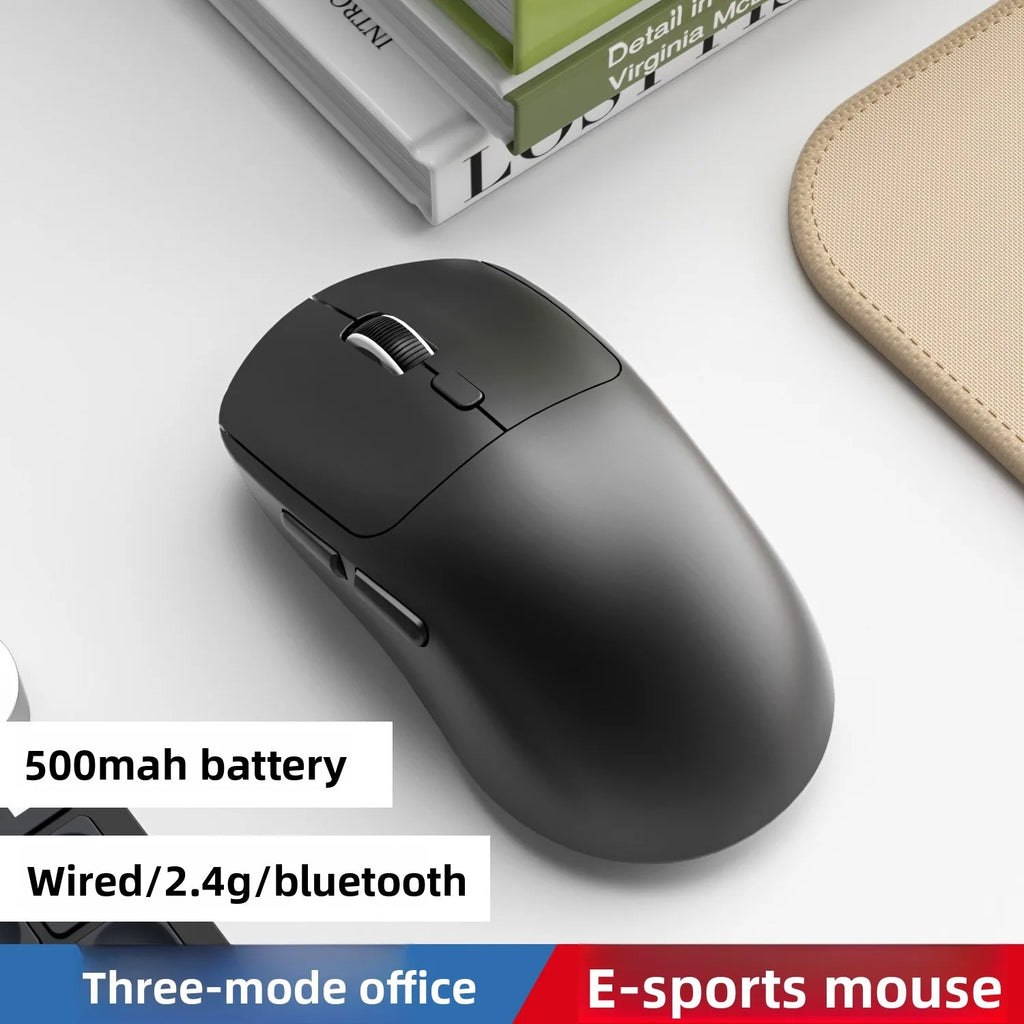 2.4G Wireless Mouse 6 Buttons Professional Optical Wireless 6400 DPI  Mouse Rechargeable Mouse Portable for Laptop PC Gamer
