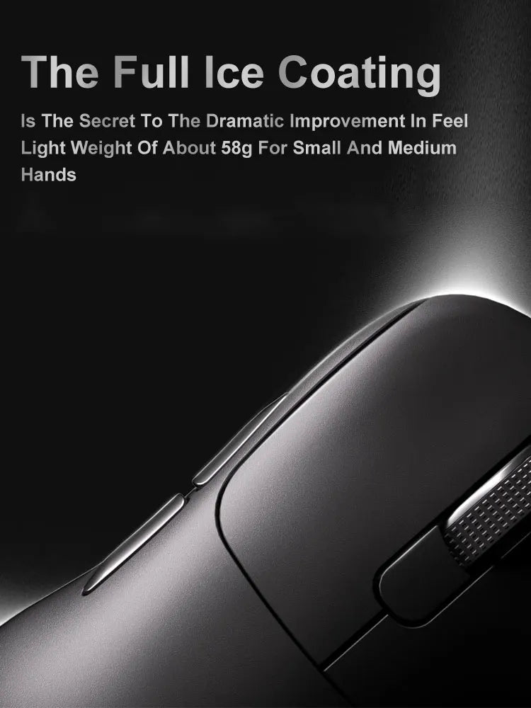 AJAZZ AJ179 PRO PAW3395 Lightweight Wired Wireless Mouse with Magnetic Charging Base Ergonomic Macro Gaming Mouse for PC Laptop