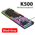 Wired Mechanical Keyboard, Laptop, Desktop Computer, Office Gaming Keyboard, Brown Switch, Multicolor USB Computer Accessories
