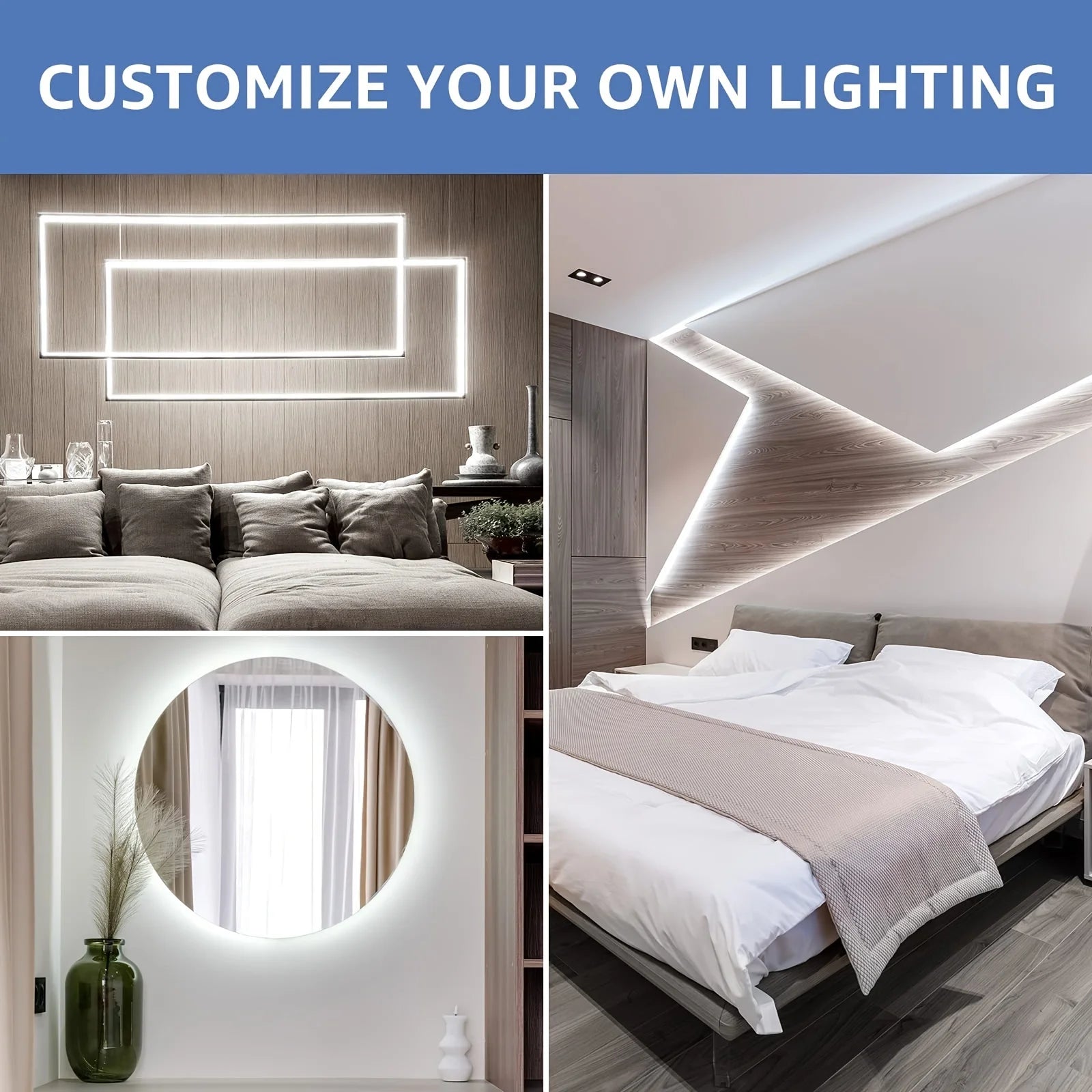 5V USB LED Strip Light with Hand Sweep Sensor ON/OFF Switch Dimmable 2835 Flexible Tape Lamp for TV Backlight Cabinet Room Decor