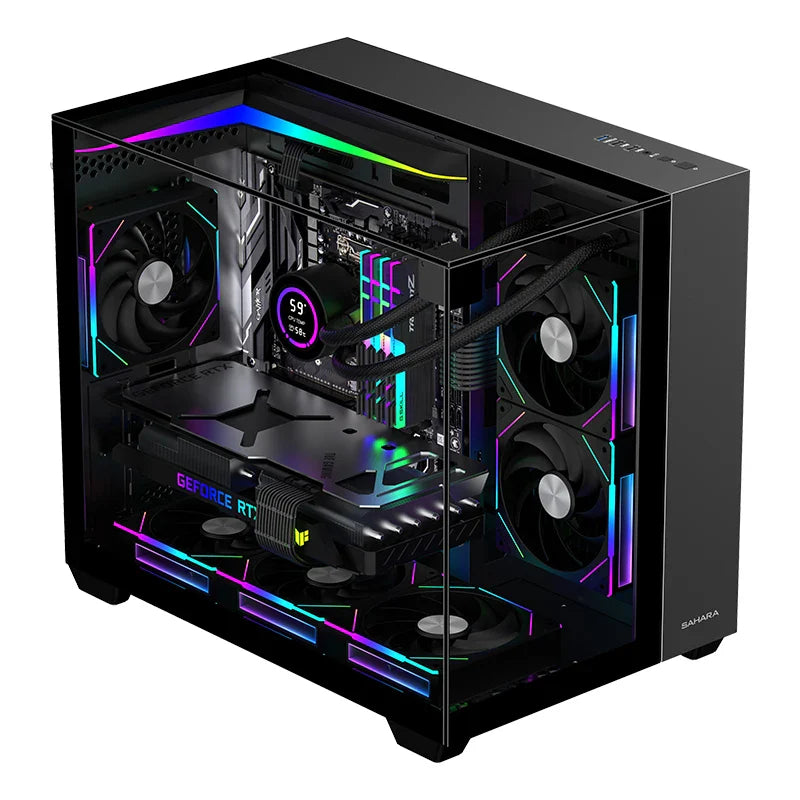 Gaming Desktop Ryzen 7 5700X NVIDIA RTX 4060 32GB DDR4 RAM 1TB M.2 NVMe SSD WIFI Pc for Gaming DesignOffice  Prebuilt Gaming Pc