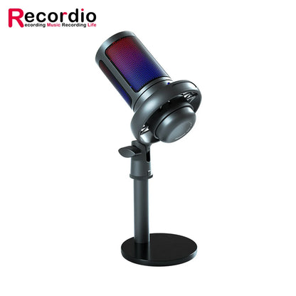 GAM-ME6S USB gaming microphone RGB dazzling lights computer k song recording mobile phone live broadcast