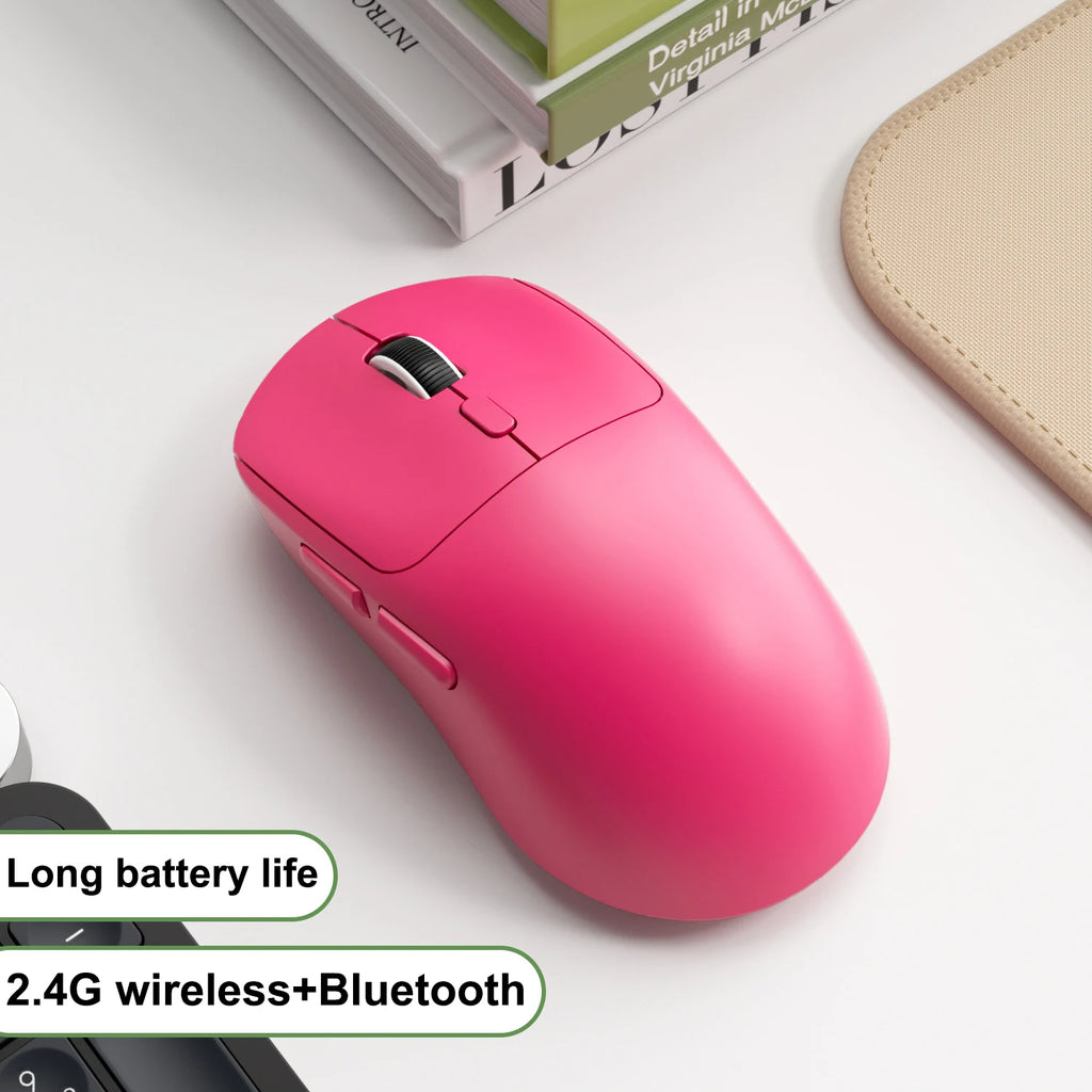 M348 Superlight Mouse Bluetooth 2.4G Wireless Gaming Mouse Flagship Chip Gaming Sensor 6 Adjustable DPI for Office Game