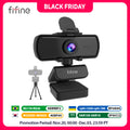 FIFINE 1440p Full HD PC Webcam with Microphone, tripod, for USB Desktop & Laptop,Live Streaming Webcam for Video Calling-K420
