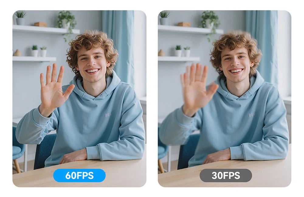 4K Ultra HD Webcam 1080P 60fps Web Camera EMEET C60E Autofocus USB Computer Camera for Live Streaming/ Video Call/ Conference