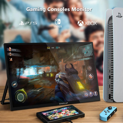 Zeuslap 18.5 inch Smart TV Portable Touch Screen Monitor with Google TV For Mini PC Laptop Phone Xbox PS4 PS5 Switch