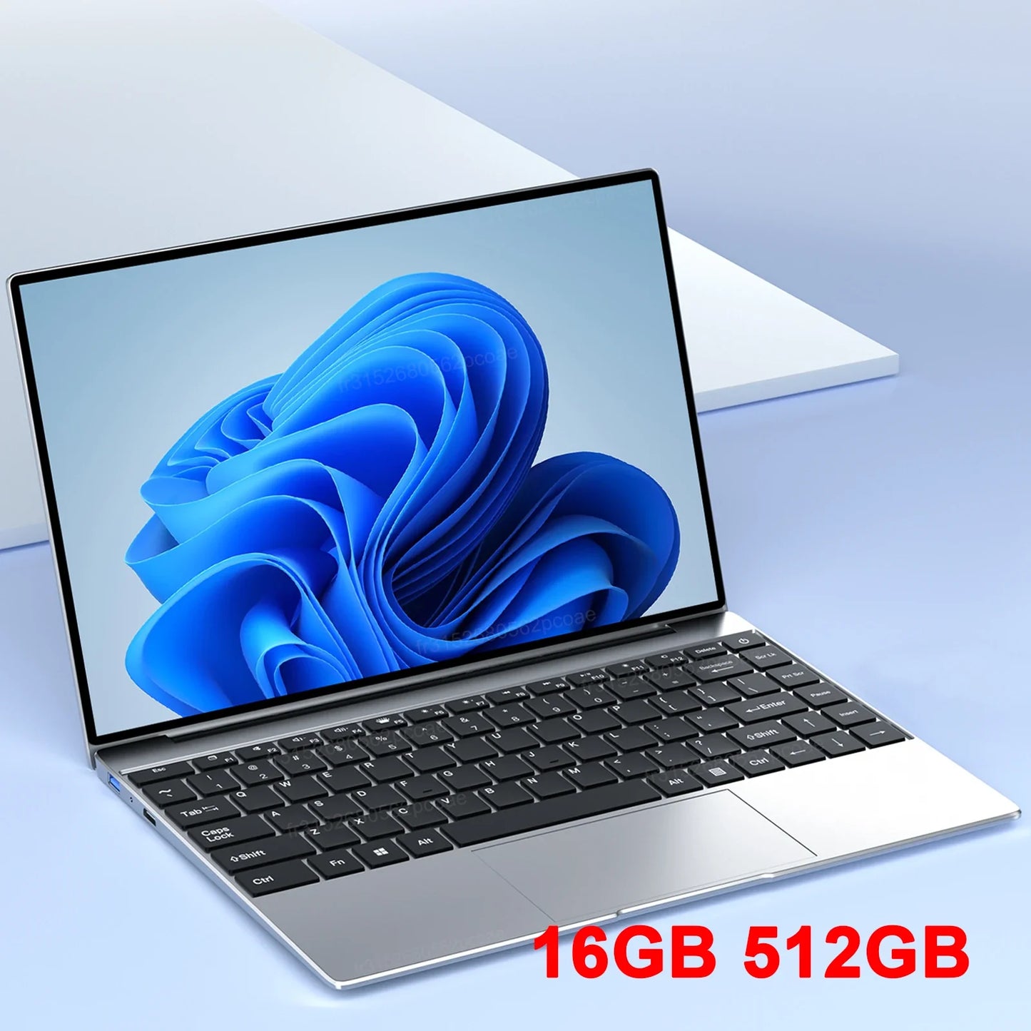 NEW 14.1" Ultra Slim Laptop 16GB RAM 2TB SSD Windows 11 Intel N3700 Notebook Gamer 1920*1080 Display Office Study Computer PC
