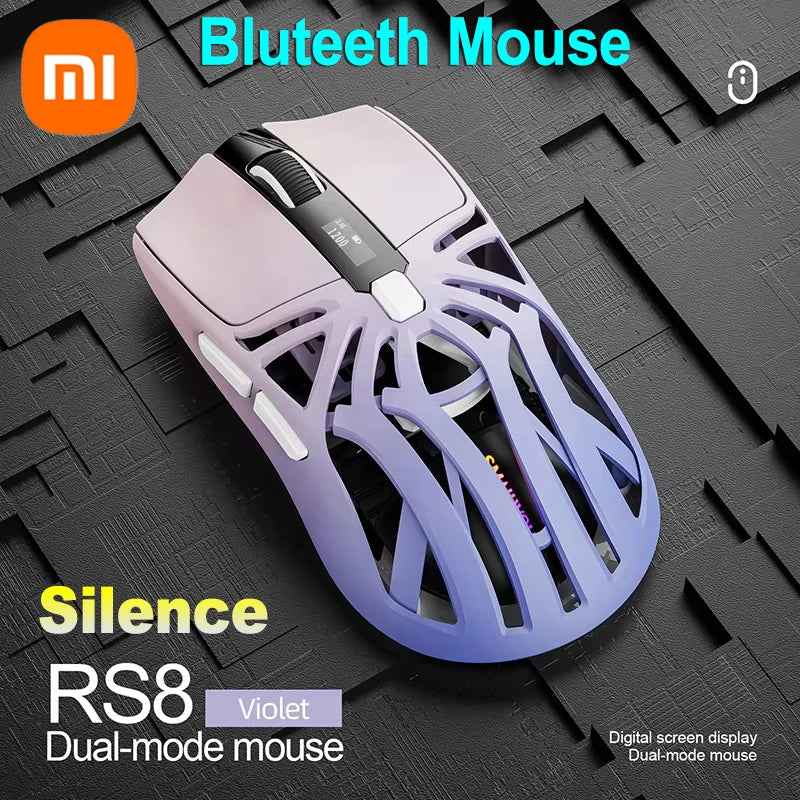 Xiaomi RS8 1000Hz Bluetooth Wireless Mouse 10000DPI Three-mode Connection Lightweight Macro Gaming Mouse Notebook Computer