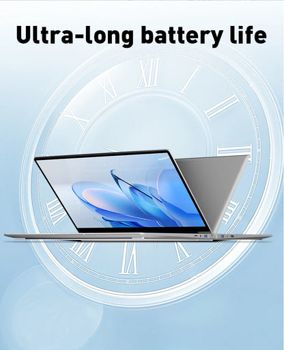 NEW 14.1" Ultra Slim Laptop 16GB RAM 2TB SSD Windows 11 Intel N3700 Notebook Gamer 1920*1080 Display Office Study Computer PC