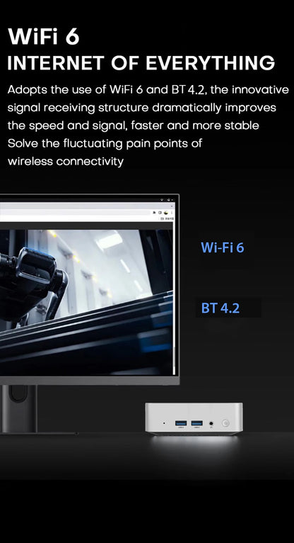 2025 Mini PC Windows 10 Intel Core i7 8500Y Desktop Pc Gaming Computer 12GB DDR4 1TB 2TB SSD WiFi 6 BT4.2 Portable Mini Pc Gamer