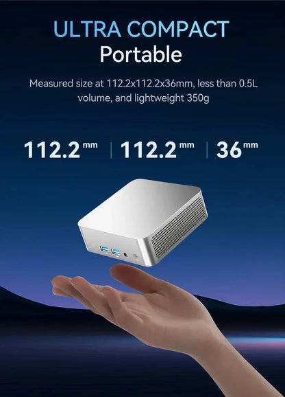 2025 Mini PC  Intel Core i7 8500Y Windows 10 12GB DDR3 1TB 2TB SSD Gamer Pc Desktop Dual WIFI 6 BT4.2 Mini Gaming Pc 4K HD