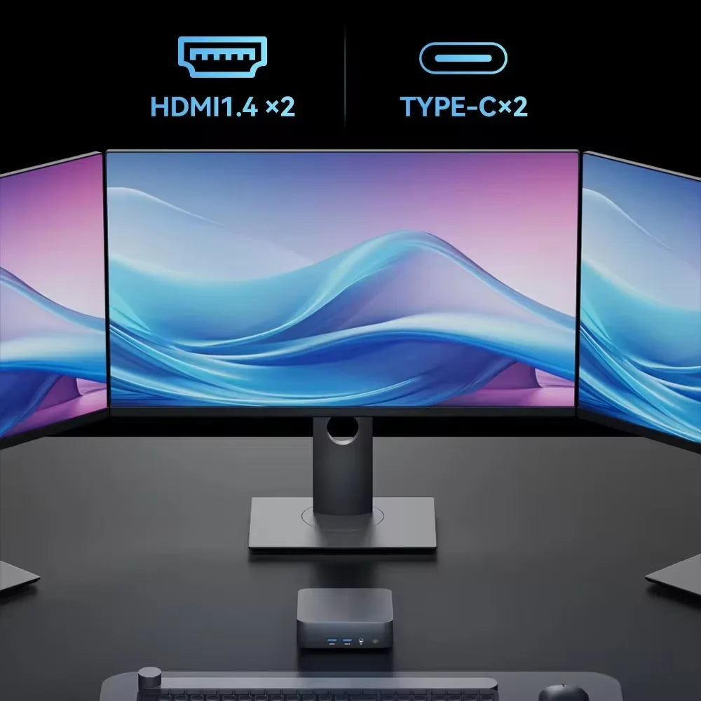 Mini PC Windows 11 Pro Core i9 8950HK 16GB DDR4 1TB SSD PC Gamer Computer Dual WIFI 6 BT5.2 4K HD Mini Gaming Pc Desktop